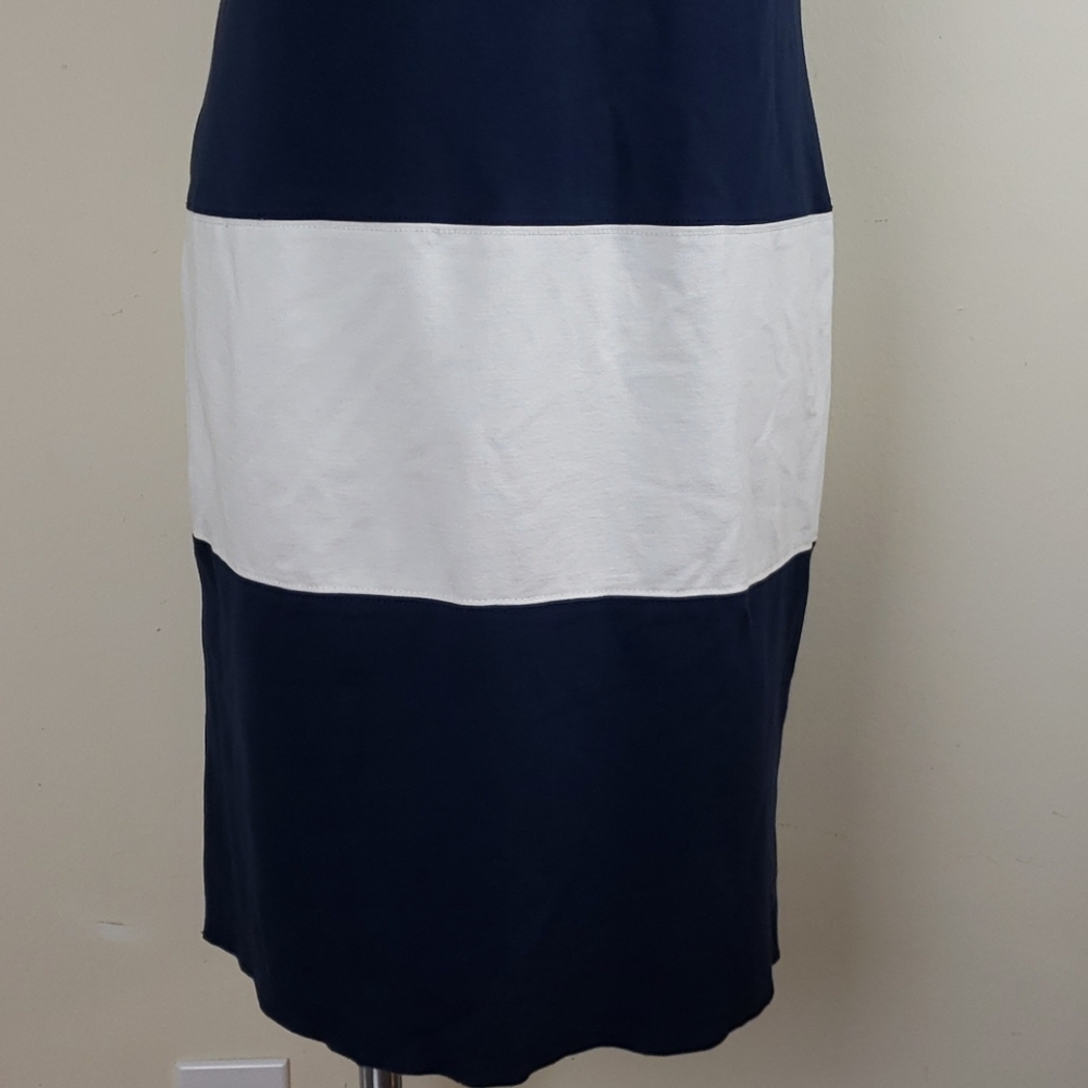 Banana Republic Navy & White Striped Dress - Picture 3 of 12